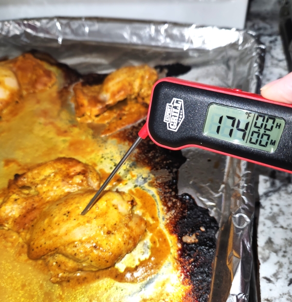 Adding chicken to pan